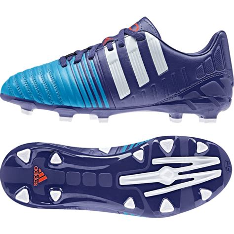 adidas performance kinder fußballschuhe nitrocharge 4.0 fg blau|Blau .